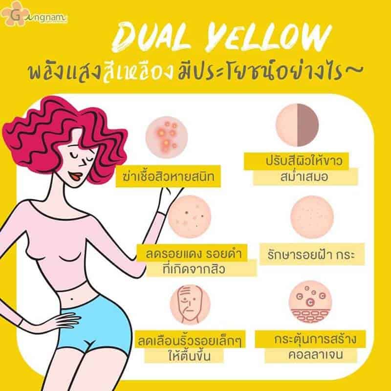 ประโยชน์ของ Dual Yellow Laser