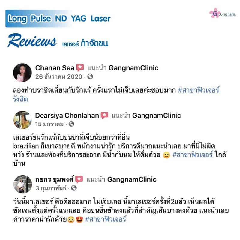 รีวิวเลเซอร์ขน กังนัม 16
