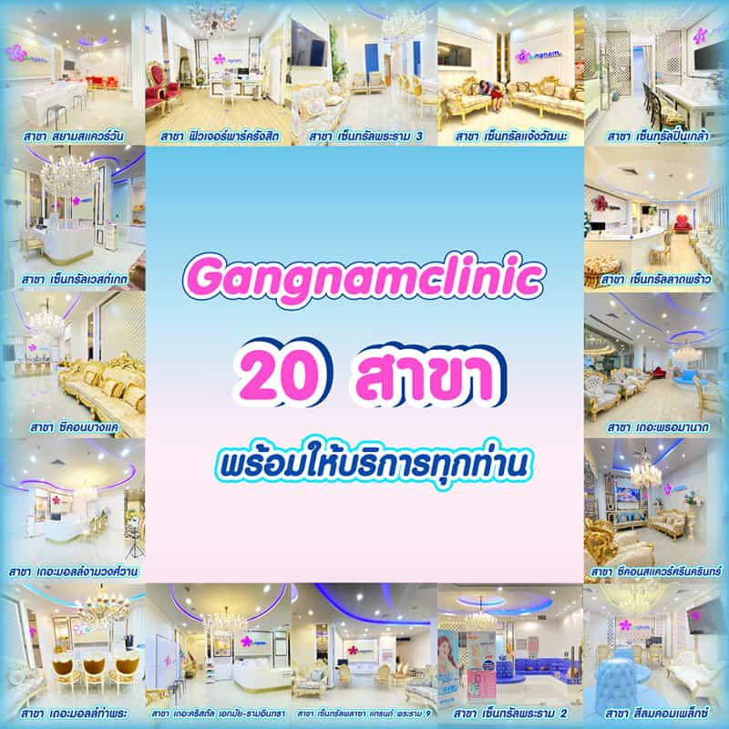 กังนัมคลินิก 20 สาขา