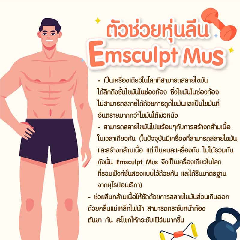 ตัวช่วยสำหรับสร้างหุ่นลีน emsculpt