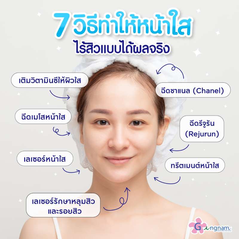 7 วิธีทําให้หน้าใส ไร้สิว วิธีไหนช่วยให้ผิวกระจ่างใสแบบธรรมชาติ และได้ผลจริง