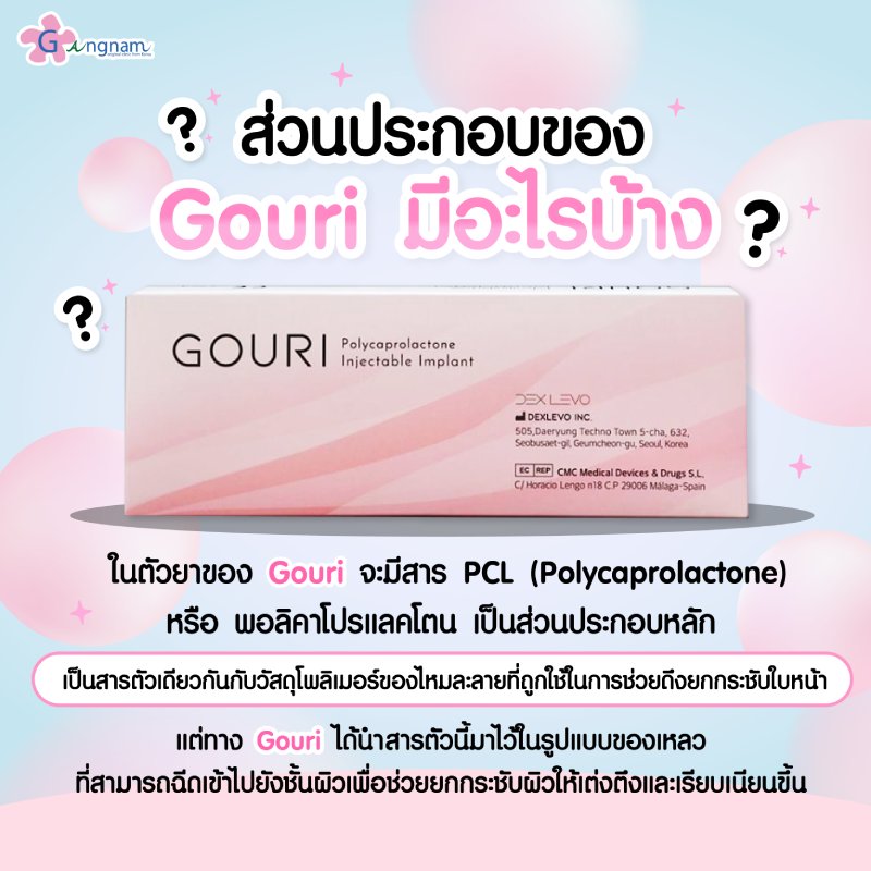 ส่วนประกอบของ Gouri 