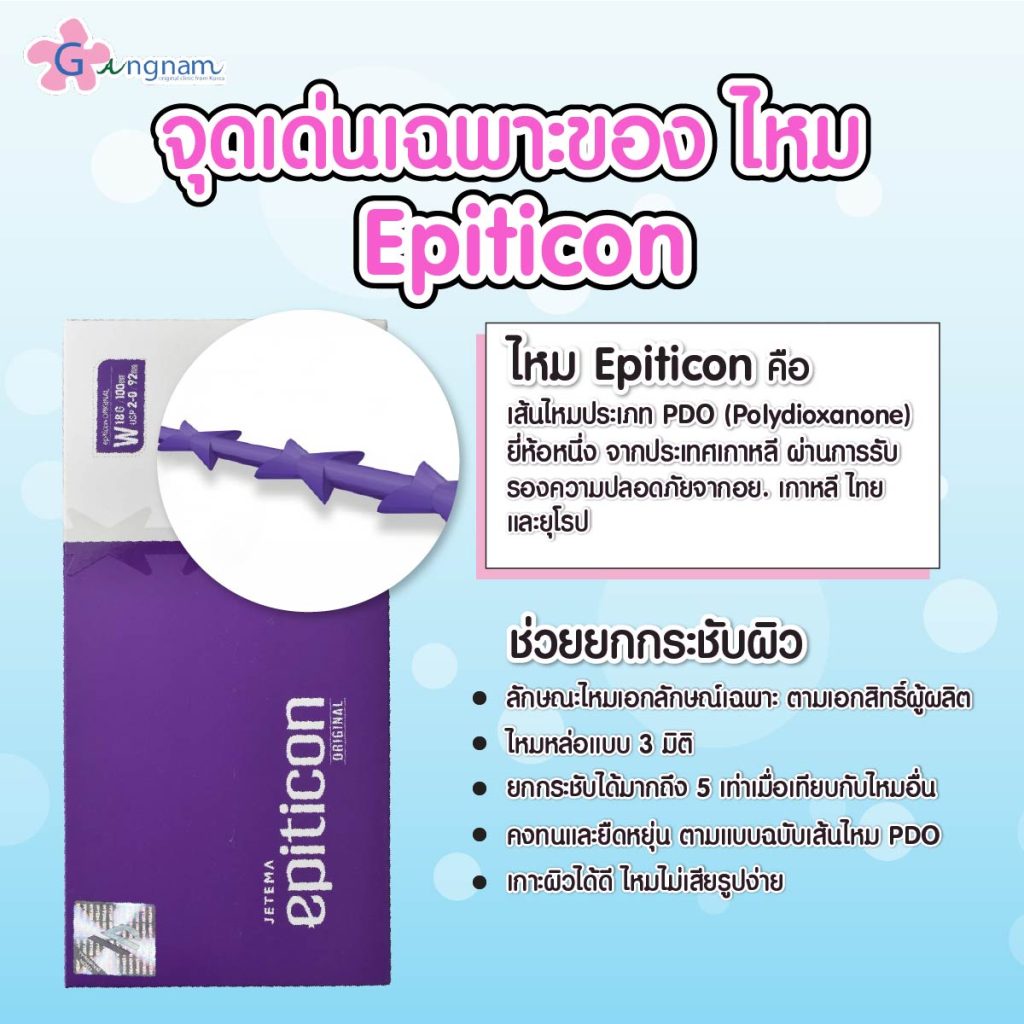 แนะนำโปรแกรม ร้อยไหม Epiticon ตัวช่วยยกกระชับผิวกระชับเต่งตึง - Gangnam ...