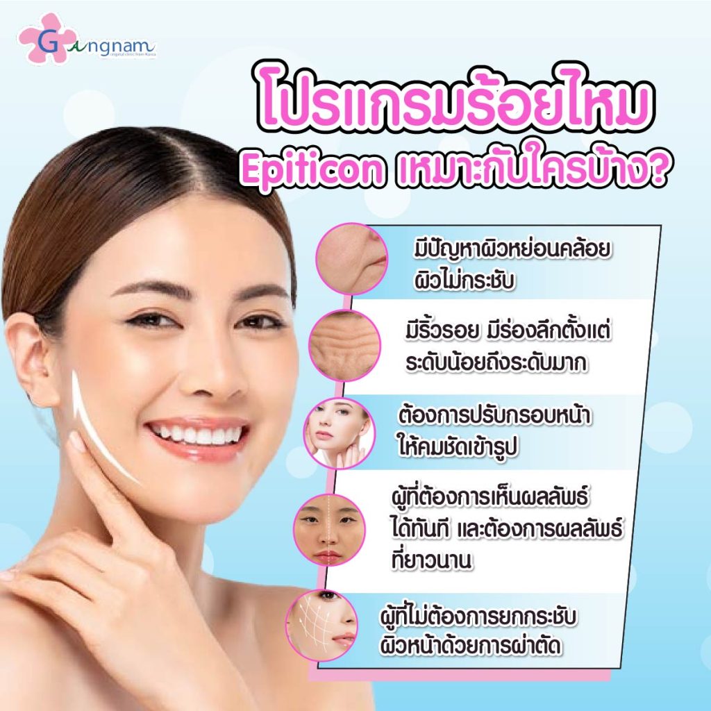 แนะนำโปรแกรม ร้อยไหม Epiticon ตัวช่วยยกกระชับผิวกระชับเต่งตึง - Gangnam ...