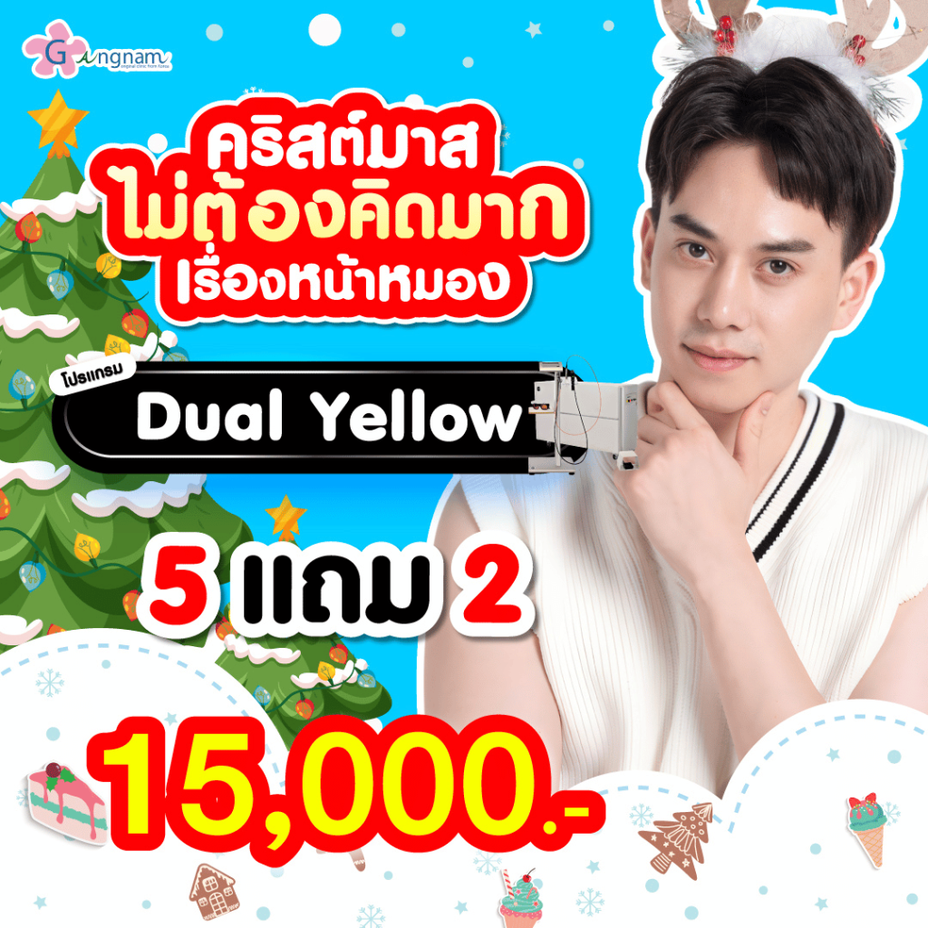 โปรโมชั่น Dual yellow 5แถม 2